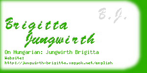 brigitta jungwirth business card